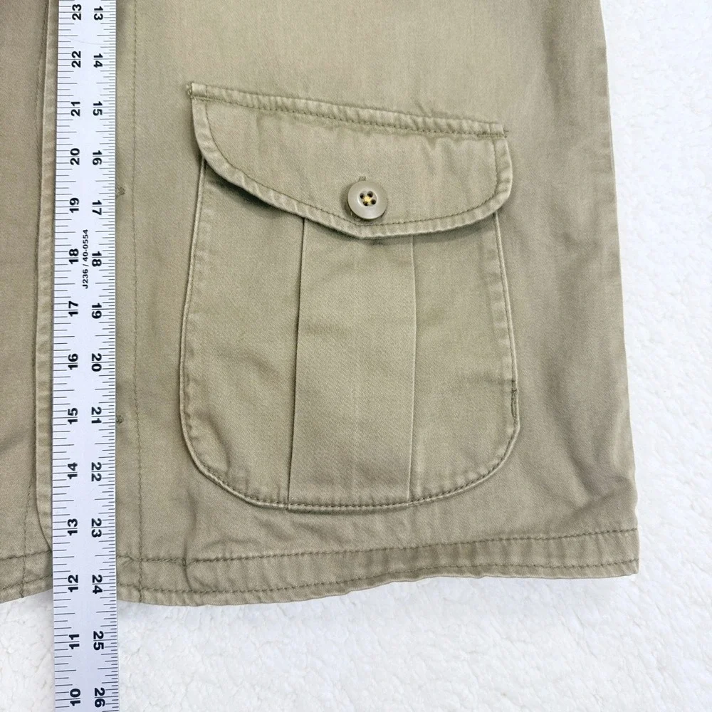 10‎ Deep Shooting Hunting Vest Mens Medium Green/Brown
